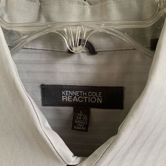 Kenneth cole reation Mens button down long sleeve shirt - Picture 5 of 8